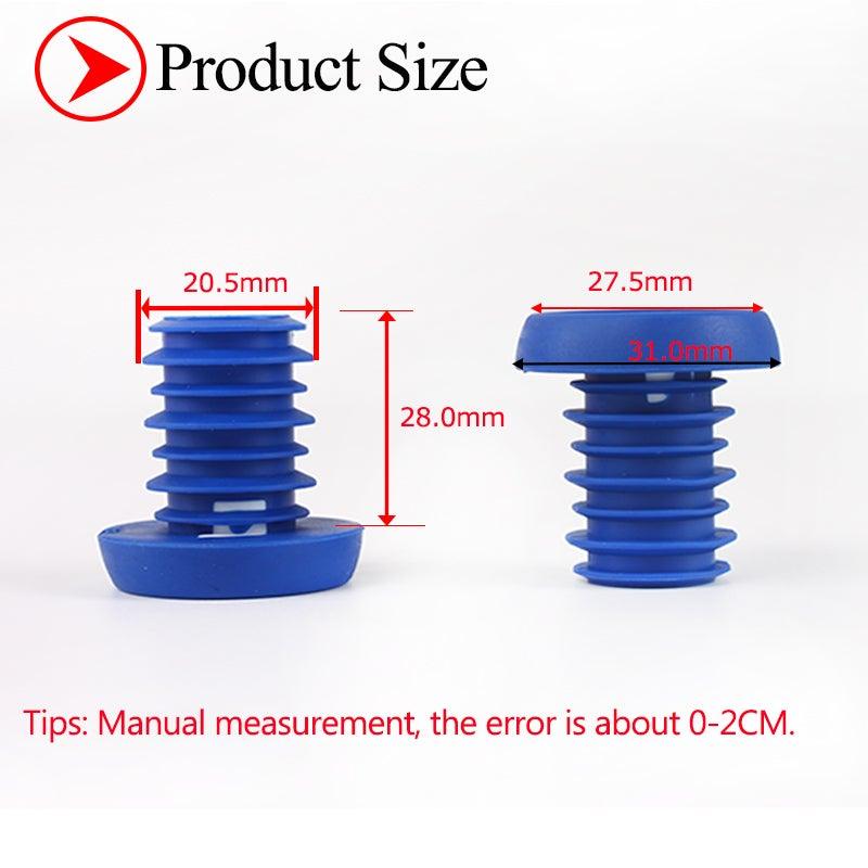 Silicone Foam Bicycle Grips with Ergonomic Memory Foam Design