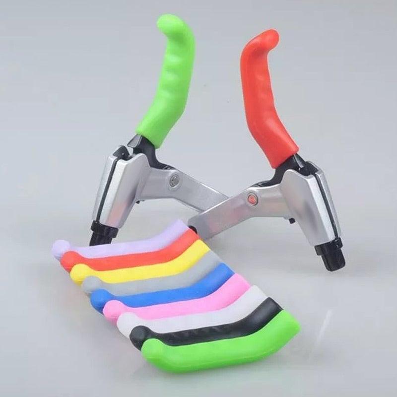 Anti-Slip Silicone Bike Brake Lever Grips – Shock-Absorbing Protector