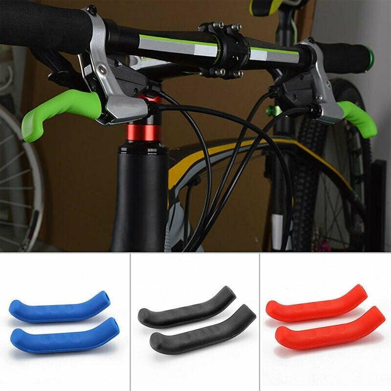Anti-Slip Silicone Bike Brake Lever Grips – Shock-Absorbing Protector