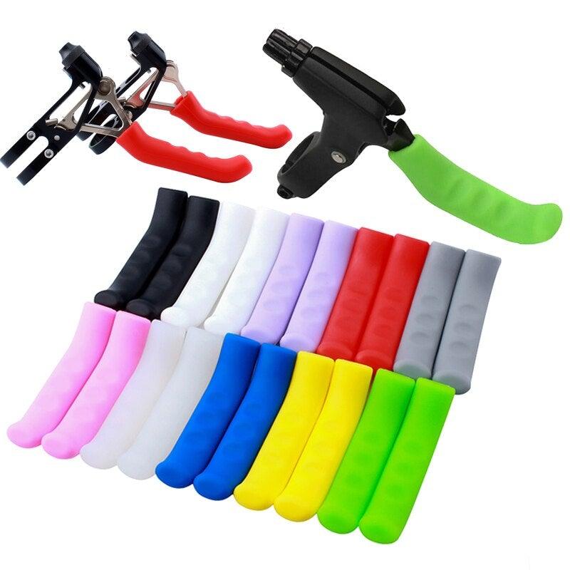 Anti-Slip Silicone Bike Brake Lever Grips – Shock-Absorbing Protector