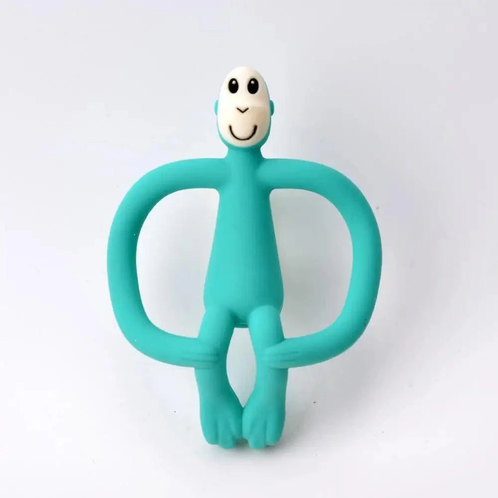 Silicone Cartoon Monkey Teether for Toddlers - BPA-Free Relief Toy