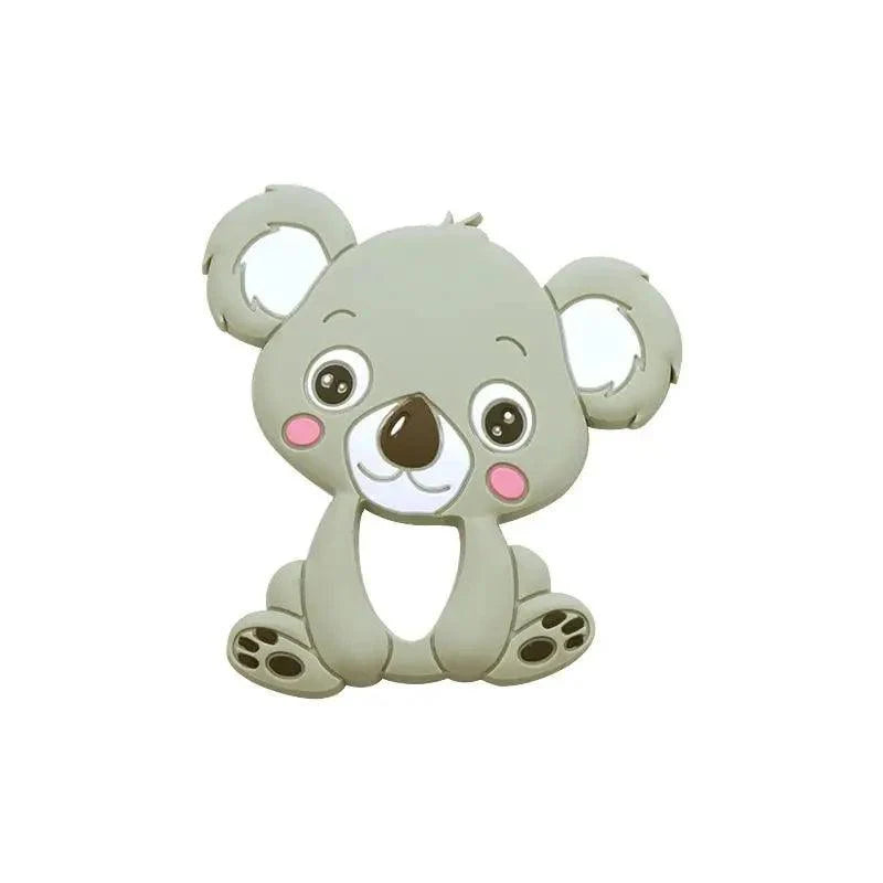 Elephant Silicone Teether - Easy Grip Sensory Toy for Babies