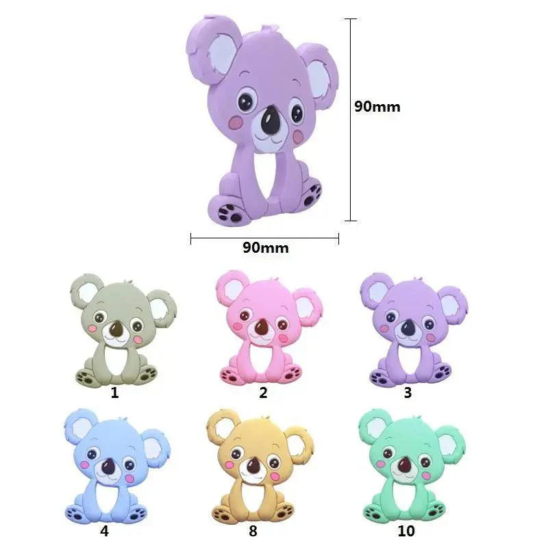 Elephant Silicone Teether - Easy Grip Sensory Toy for Babies