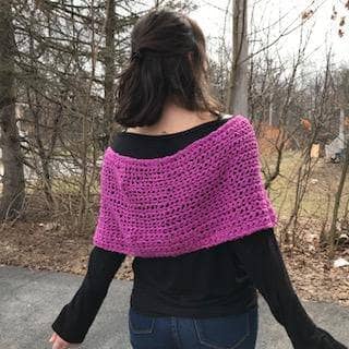 Silk Cloud Worsted Crochet Wrap Pattern for Versatile Styling