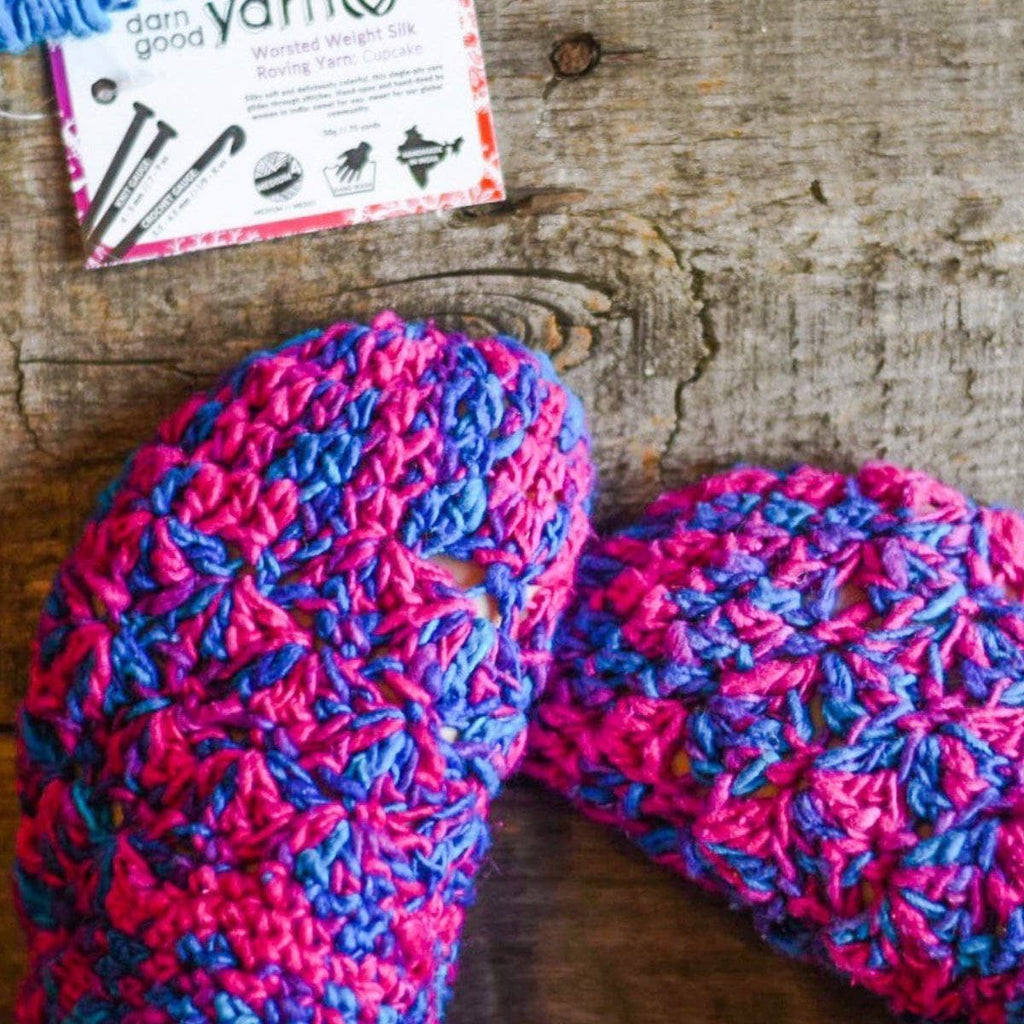 Handmade Crochet Slipper Pattern for Cozy Bohemian Footwear