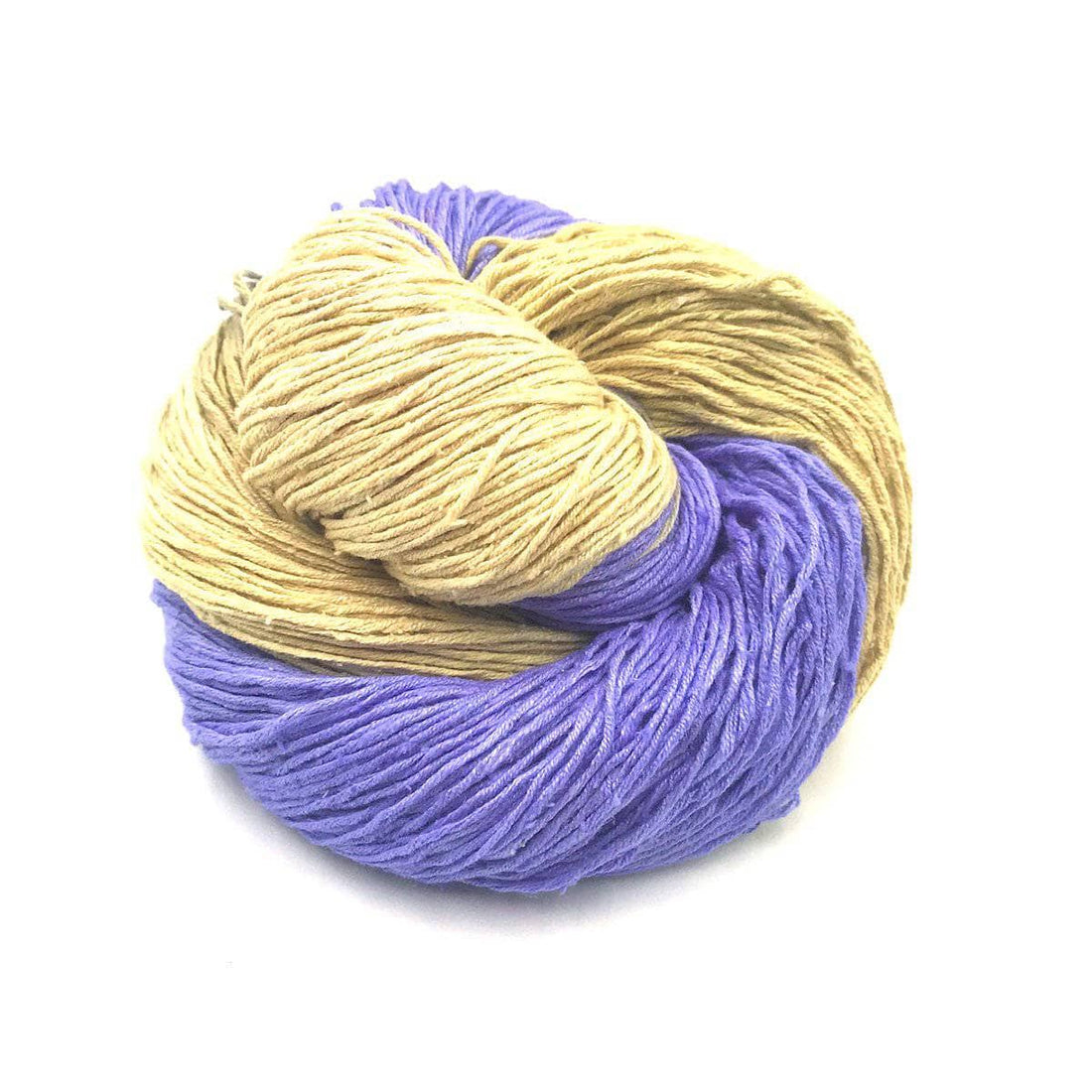 Summer's Breeze Shawlette Knit & Crochet Kit - Lavender & Beige