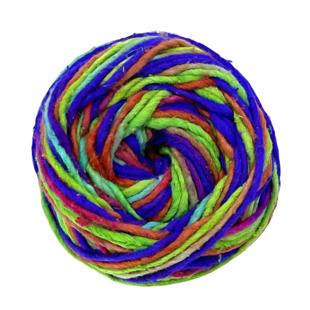 Cloud Soft Hand-Dyed Recycled Silk Worsted Weight Yarn