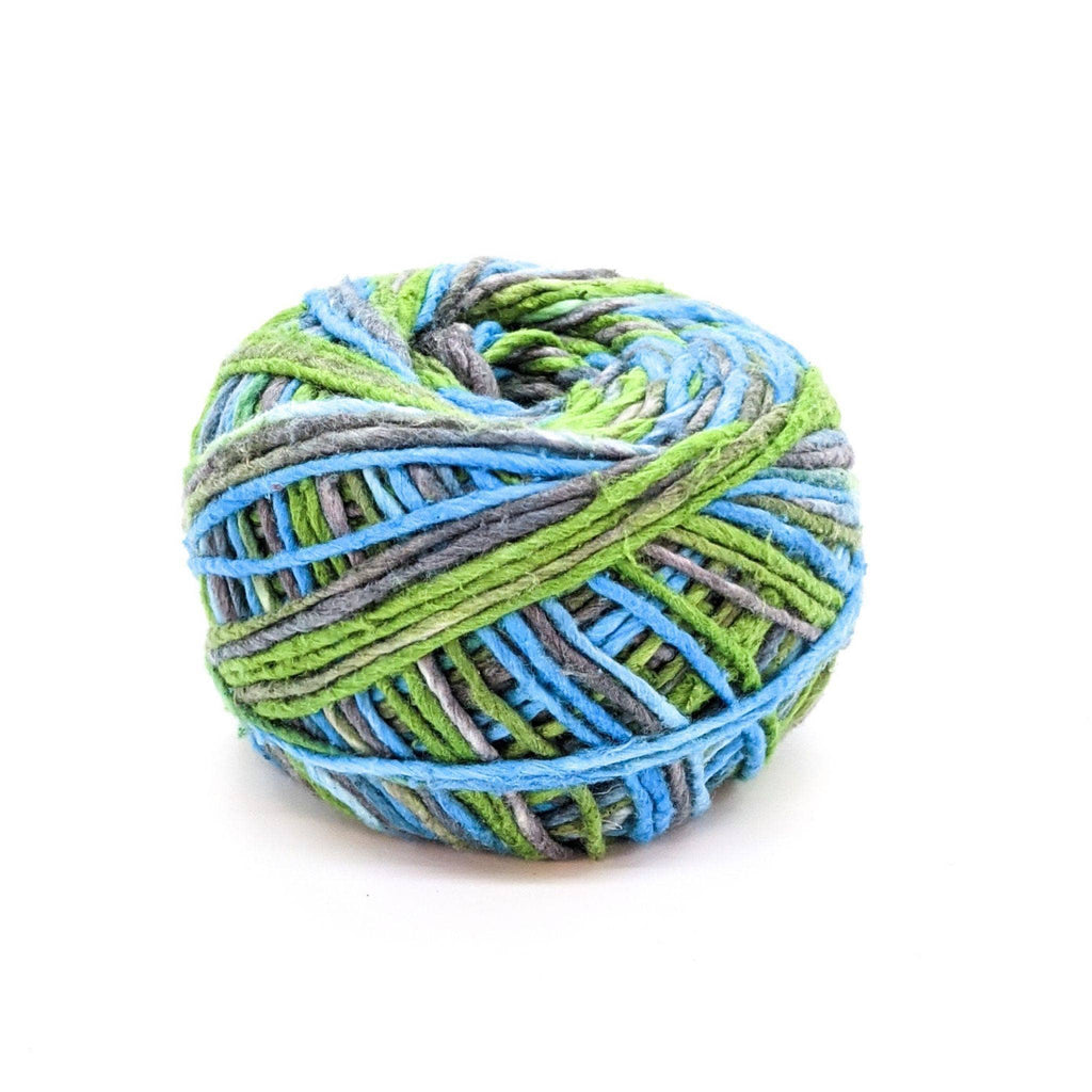 Striped Christmas Ornaments Knitting Kit - Red & Green DIY Decor
