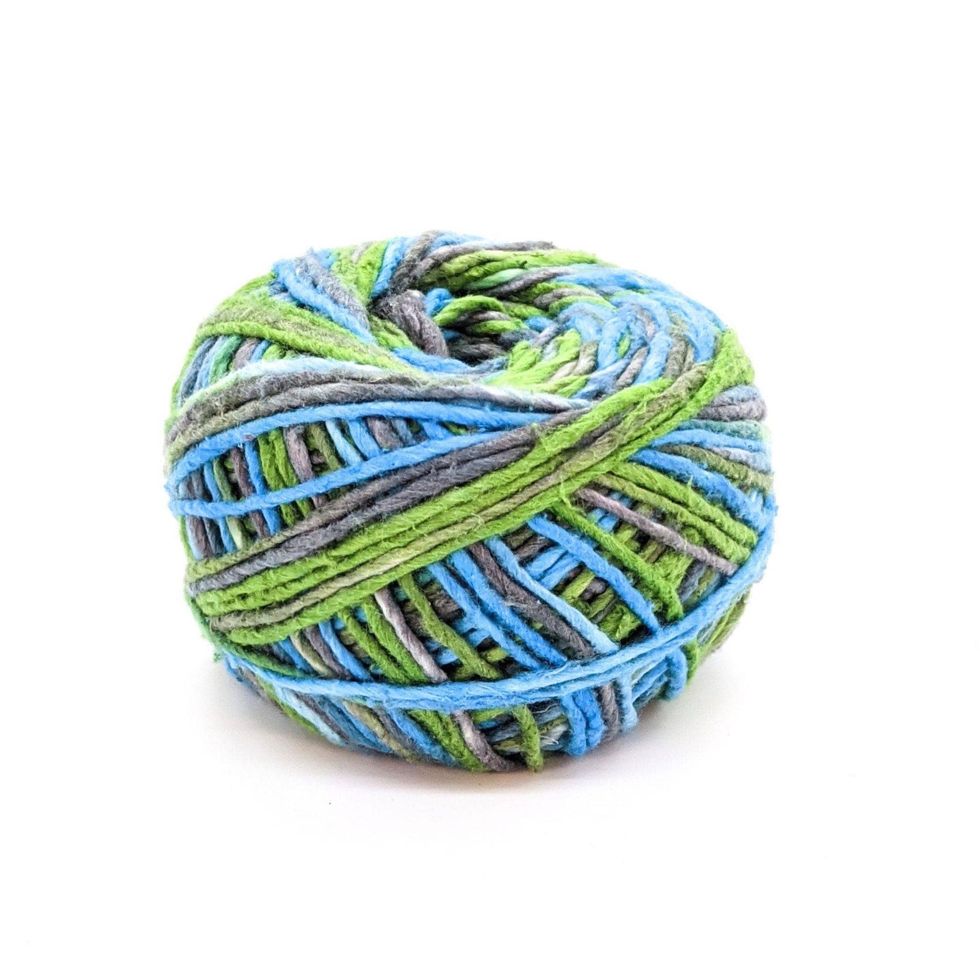Striped Christmas Ornaments Knitting Kit - Red & Green DIY Decor