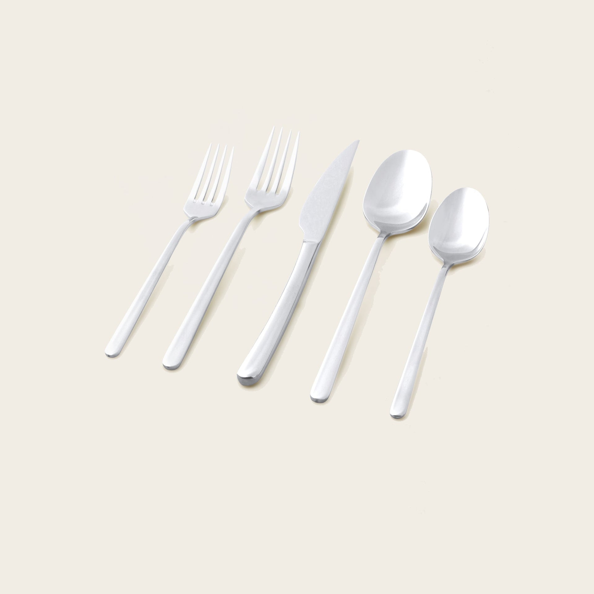 Emilia 20-Piece Stainless Steel Flatware Set in Silver or Gold - Image 14