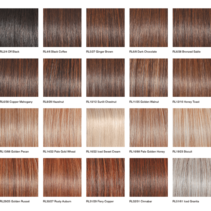 Simmer Mid-Length Modern Lob Wig in Blonde and Platinum
