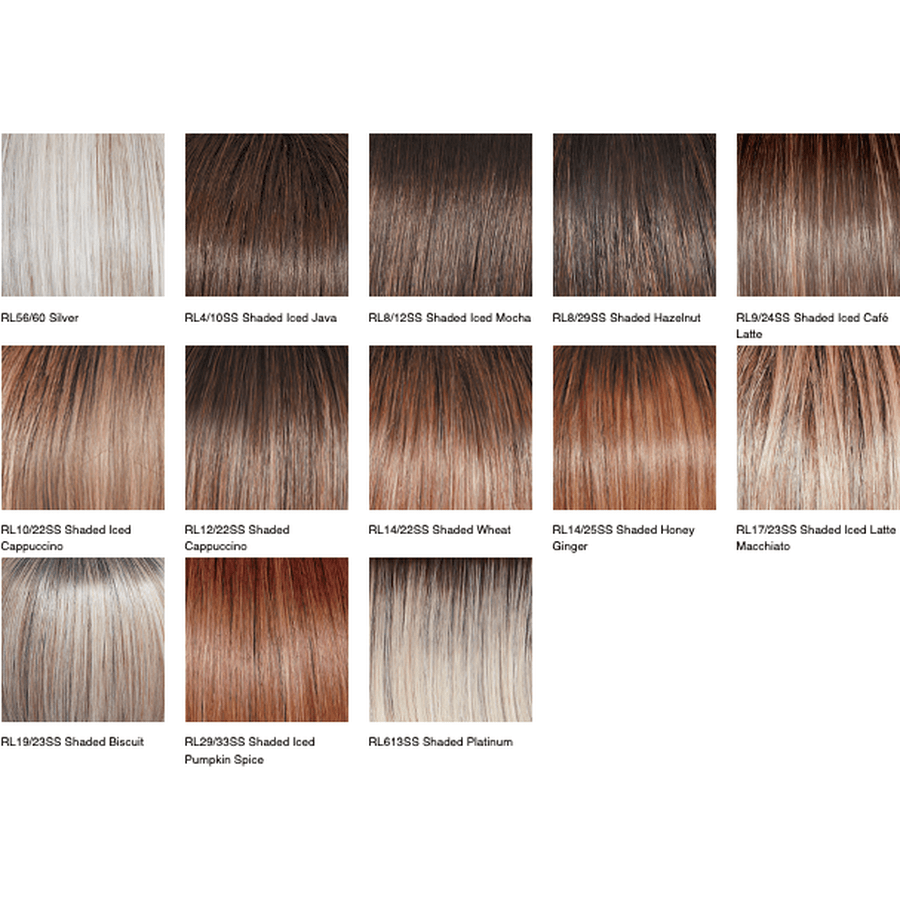 Simmer Mid-Length Modern Lob Wig in Blonde and Platinum