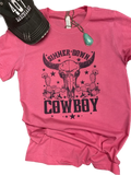 Simmer Down Cowboy Western Graphic tee l Ranch l Unisex Jersey Short Sleeve Tee