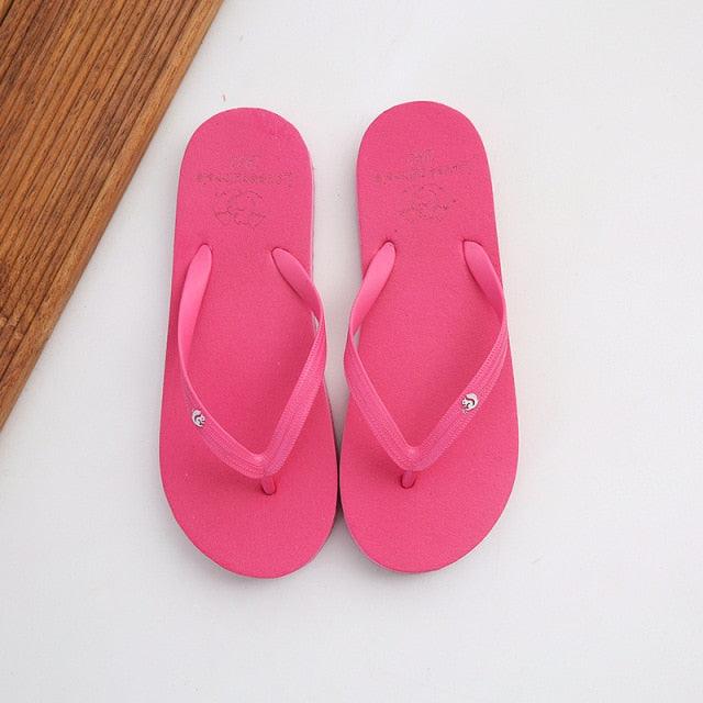 Women's Comfortable Beach Flip Flops Non-Slip Casual Slides