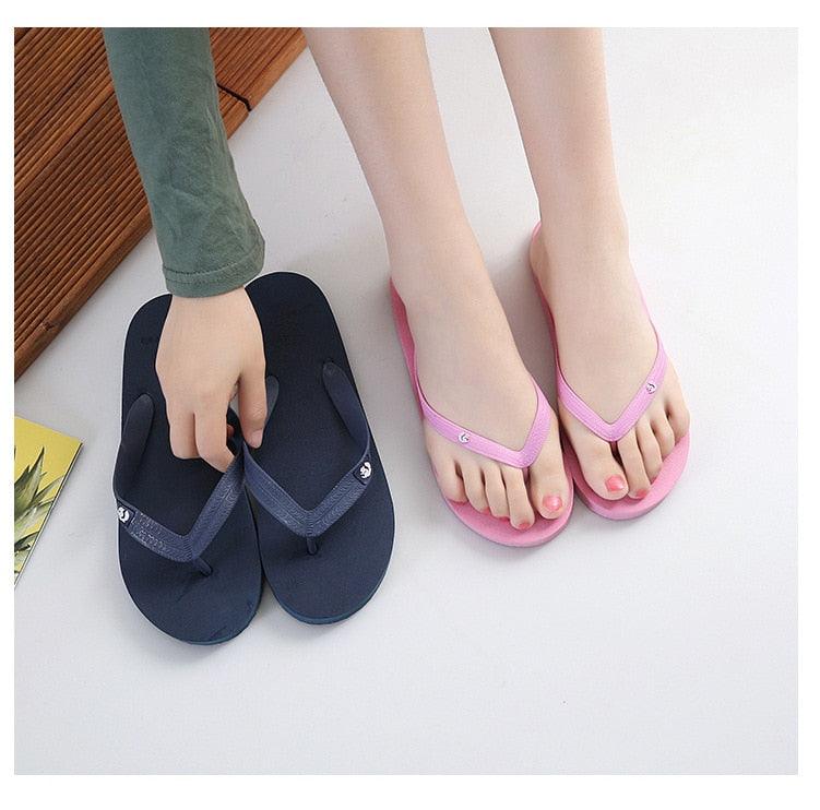 Women's Comfortable Beach Flip Flops Non-Slip Casual Slides