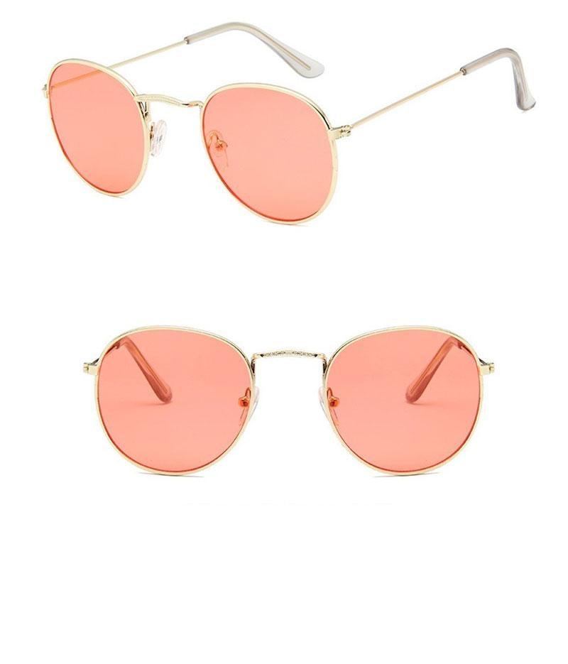 Round Polarized Sunglasses for Women & Men UV400 Driving Glasses