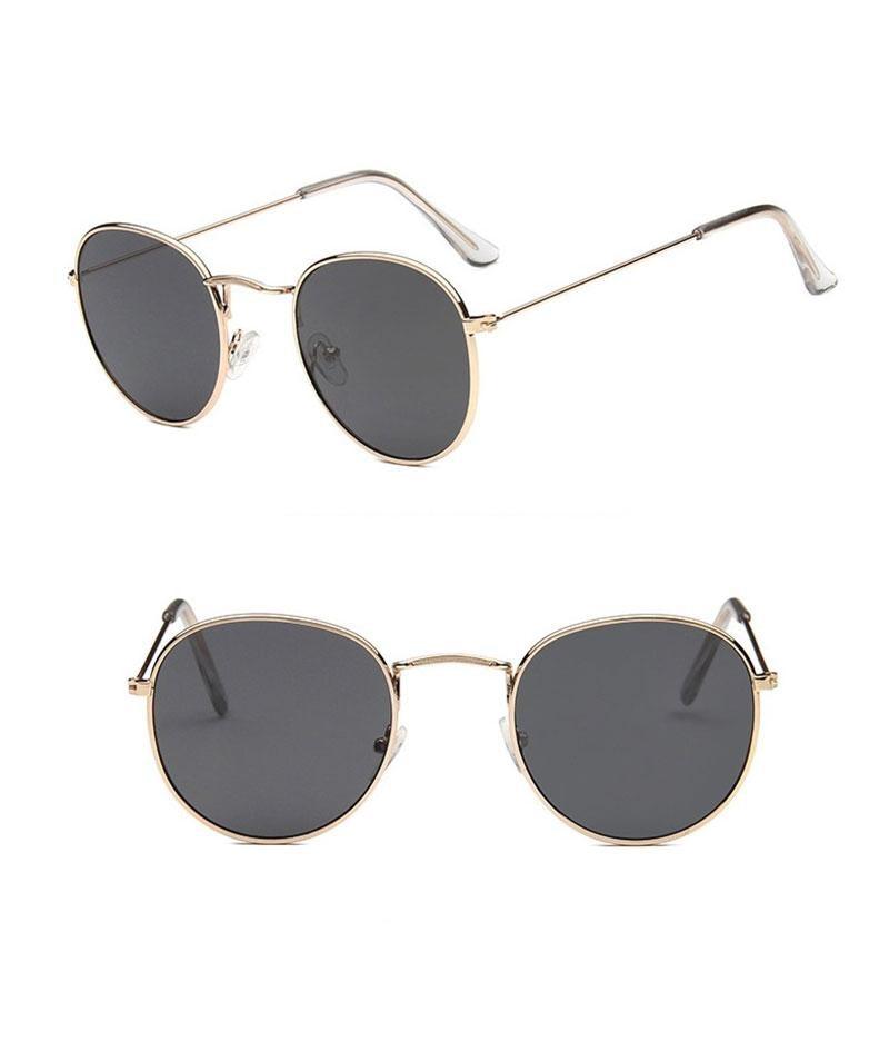 Round Polarized Sunglasses for Women & Men UV400 Driving Glasses
