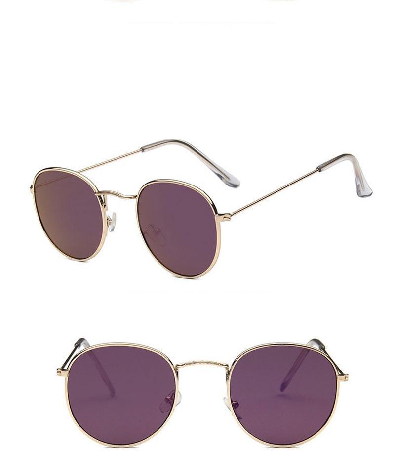 Round Polarized Sunglasses for Women & Men UV400 Driving Glasses