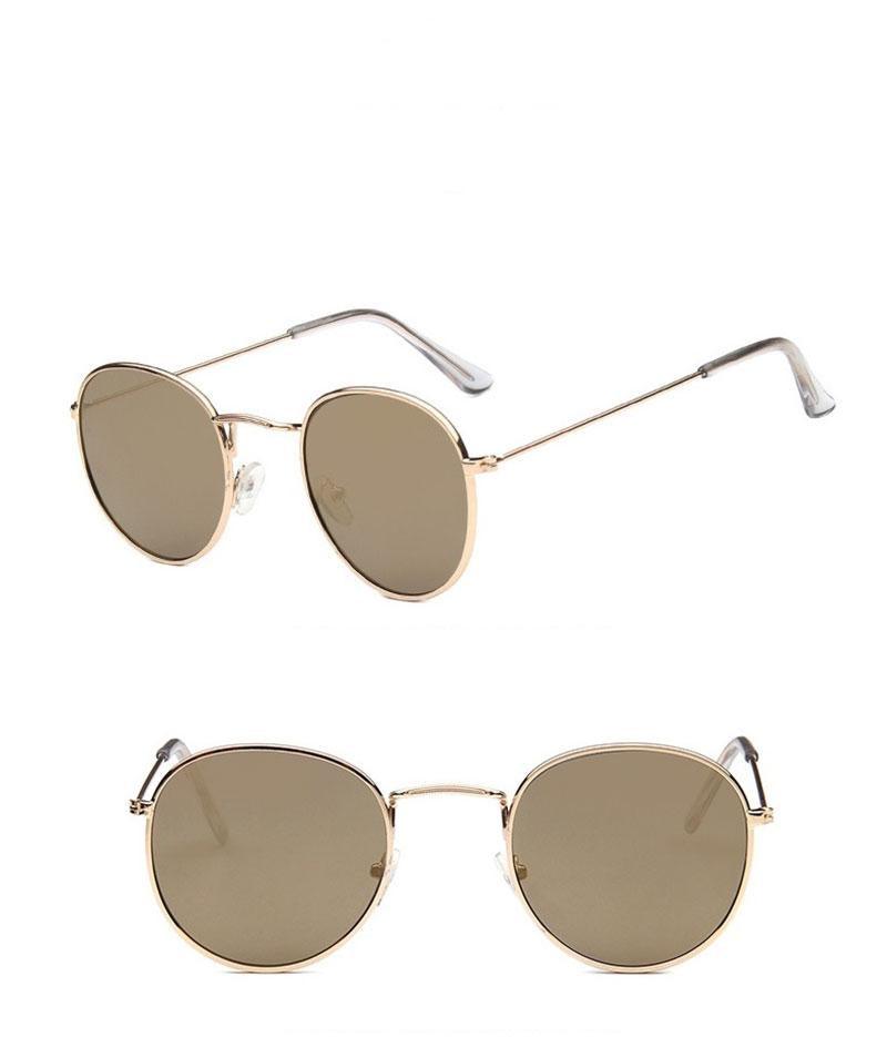 Round Polarized Sunglasses for Women & Men UV400 Driving Glasses