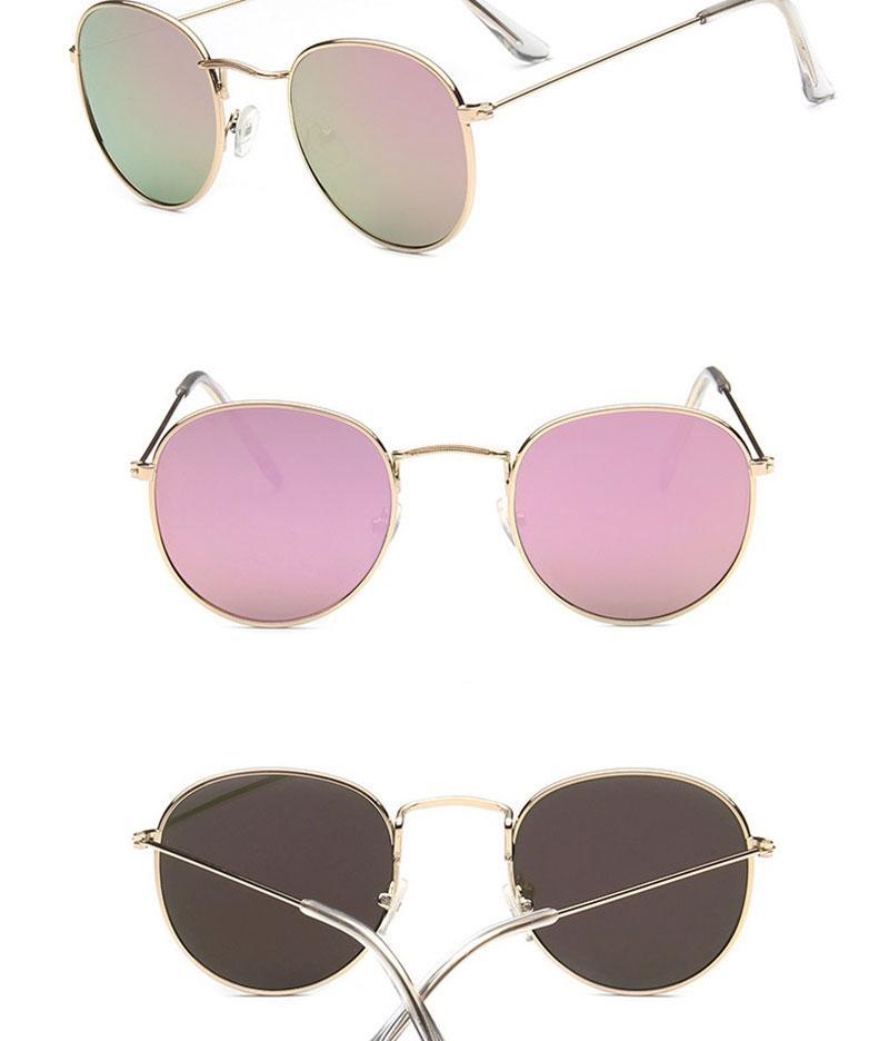 Round Polarized Sunglasses for Women & Men UV400 Driving Glasses