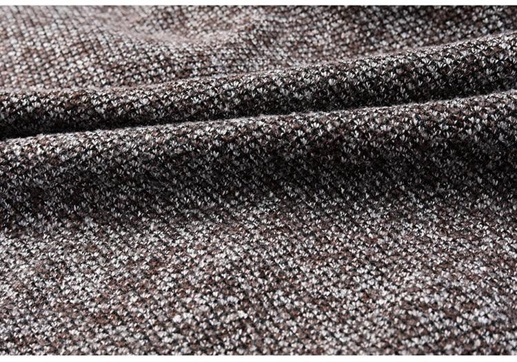 Men's Minimalist Slim Fit Knit Sweater Jacket for Winter Warmth