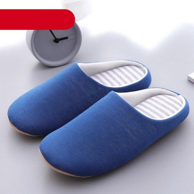 Unisex Plush Memory Foam House Slippers - Warm Non-Slip Indoor Shoes