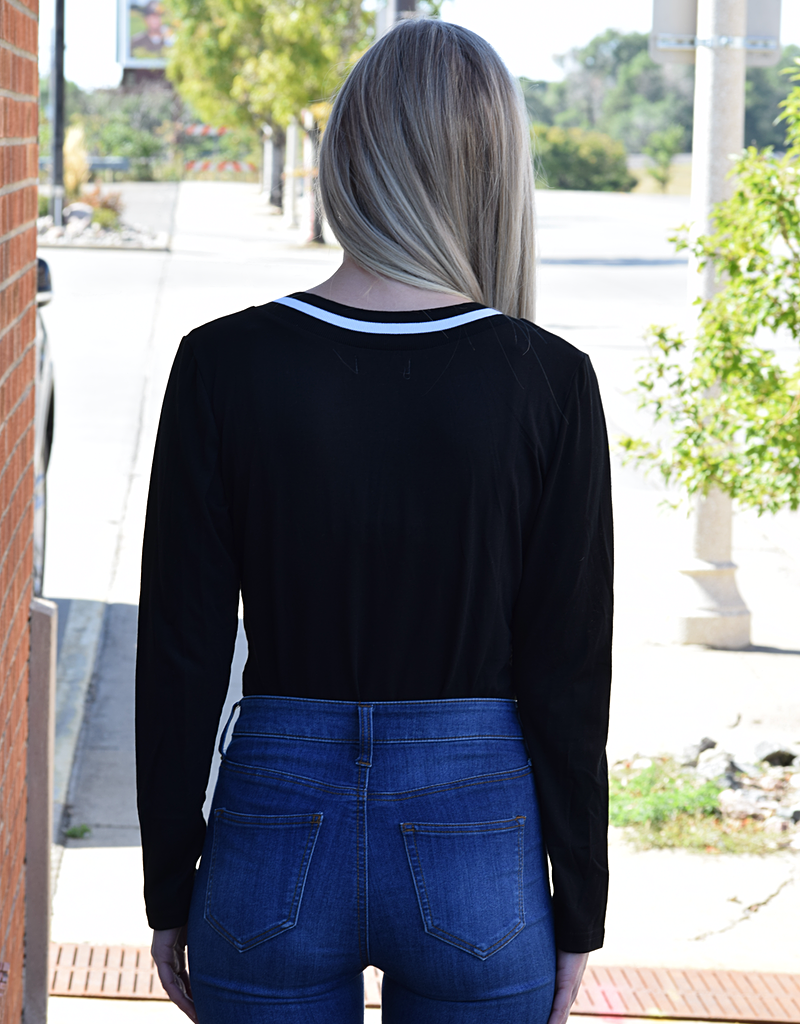 Simply Chic V-Neck Bodysuit