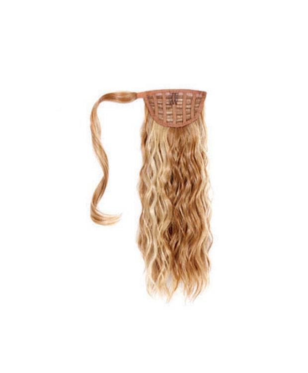 18-Inch Simply Wavy Beach Curl Wrap-Around Ponytail Extension