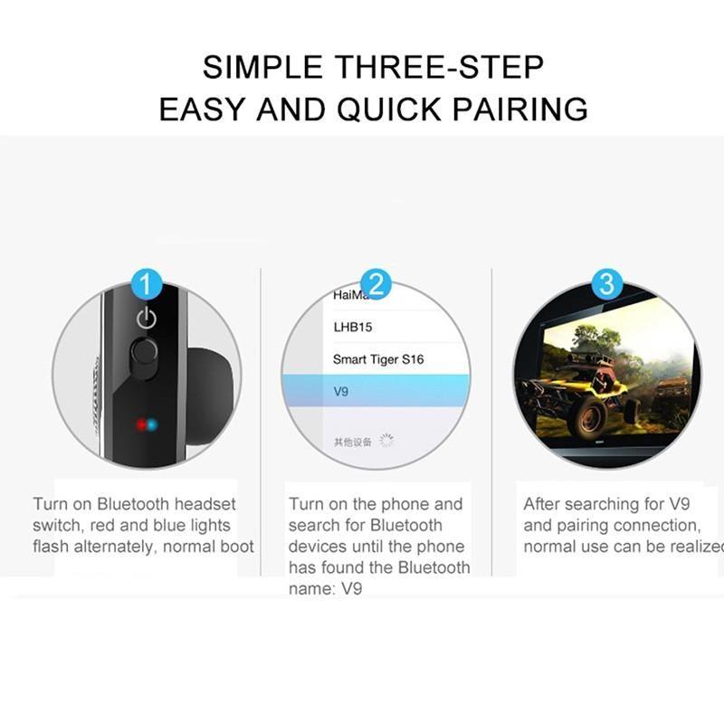 Bluetooth 5.0 Noise-Isolating Business Earphone with 10-Hour Battery