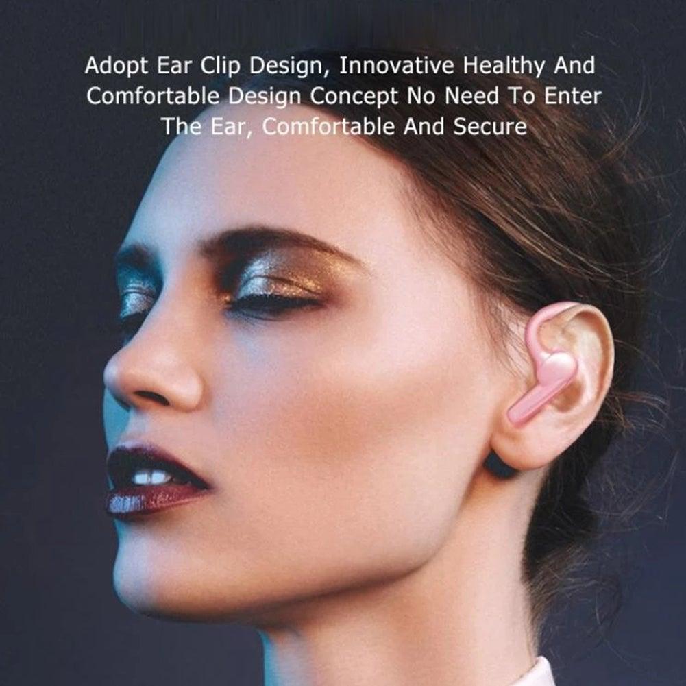Waterproof Bone Conduction Bluetooth Sports Earphone, Black/Silver