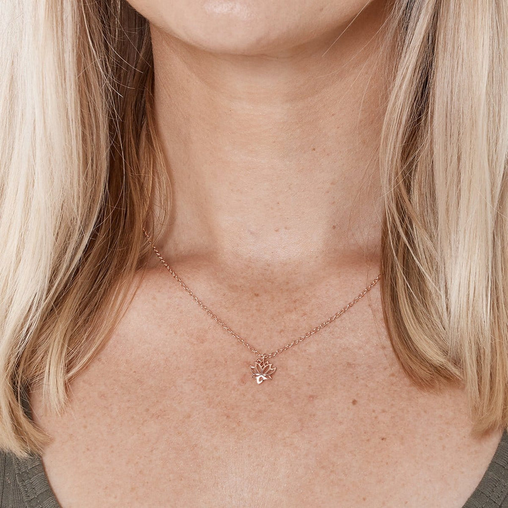 Sister Lotus Necklace