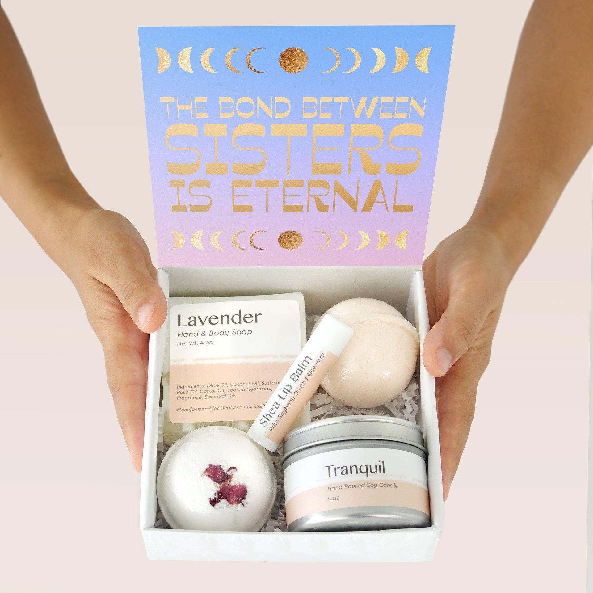 Sisters DoubleCircleNecklace Gift Box Set