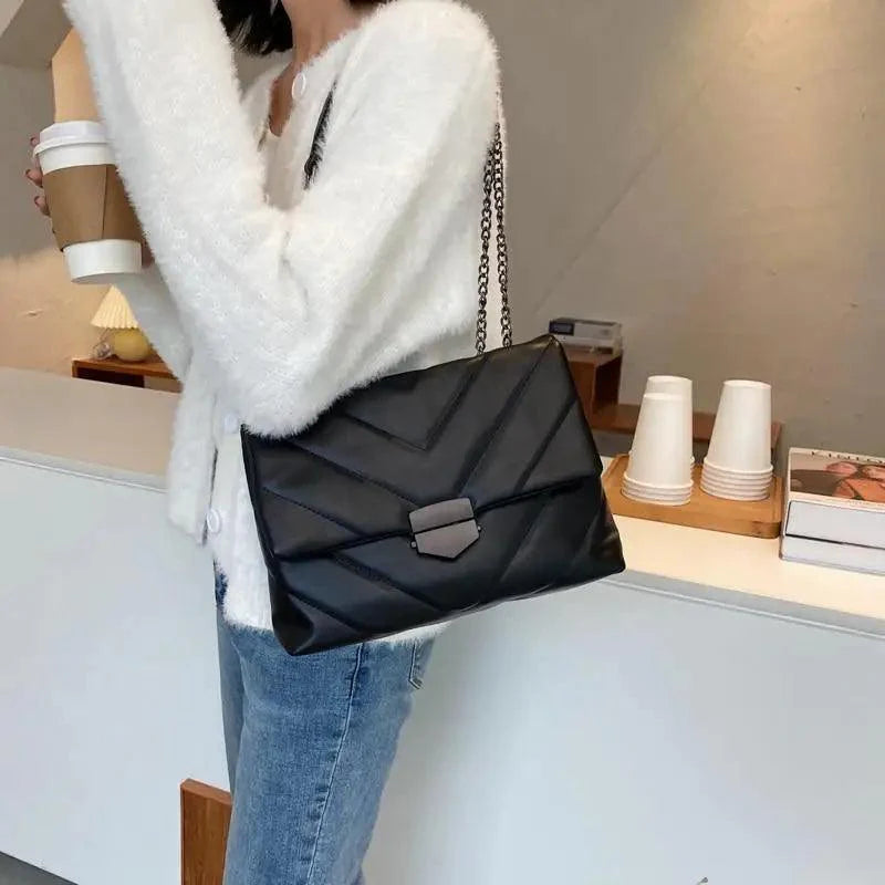 Trendy Embroidered PU Leather Crossbody Bag for Girls and Women