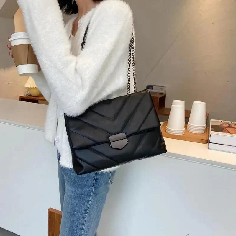 Trendy Embroidered PU Leather Crossbody Bag for Girls and Women