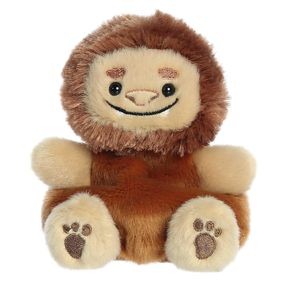 Aurora® Adorable Palm Pals™ Brock Big Foot™ Stuffed Animal - Pocket-Sized Play - Collectable Fun - Brown 5 Inches
