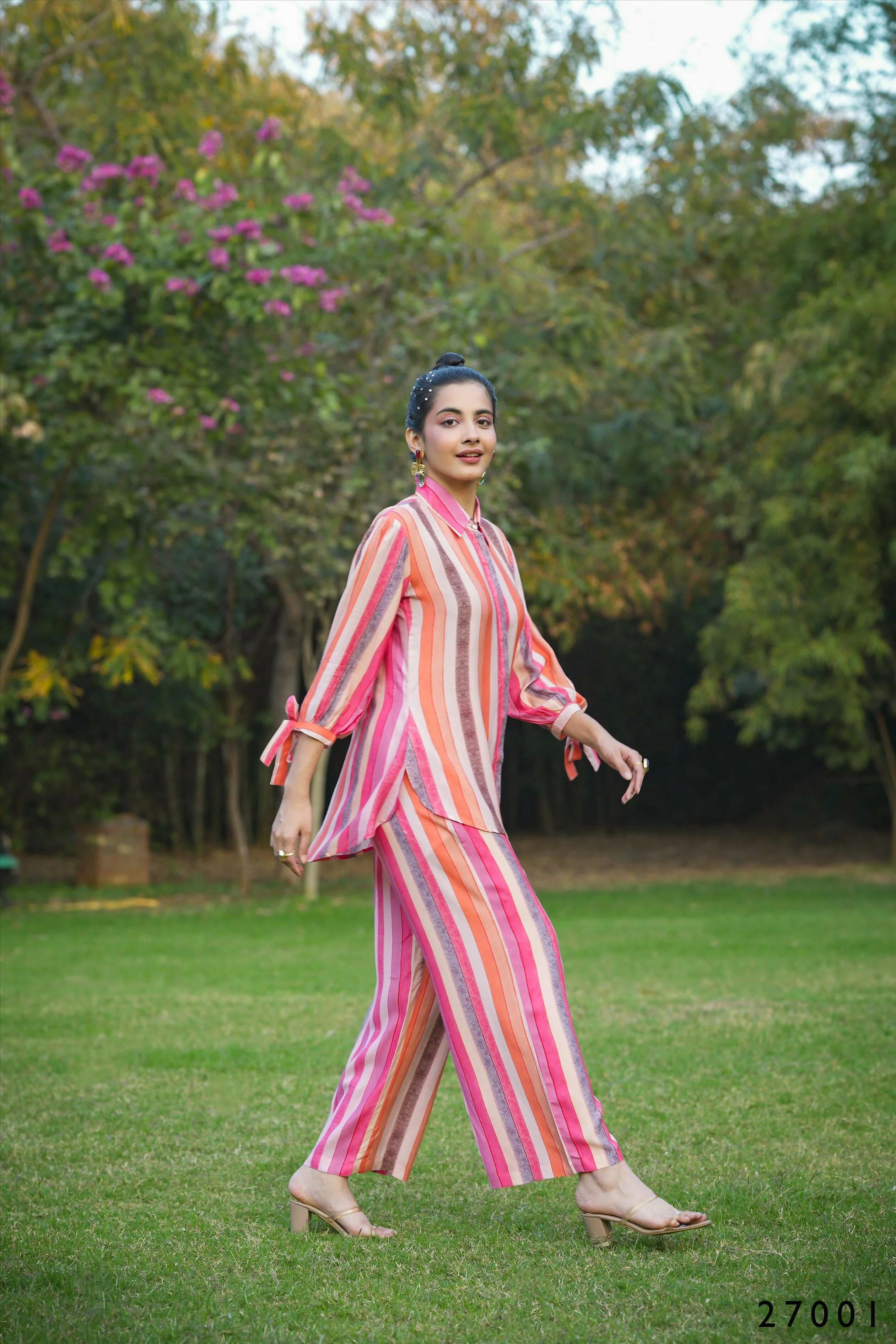 Women's Casual Multi Mull Cotton Co-ord Set - Anya Collection