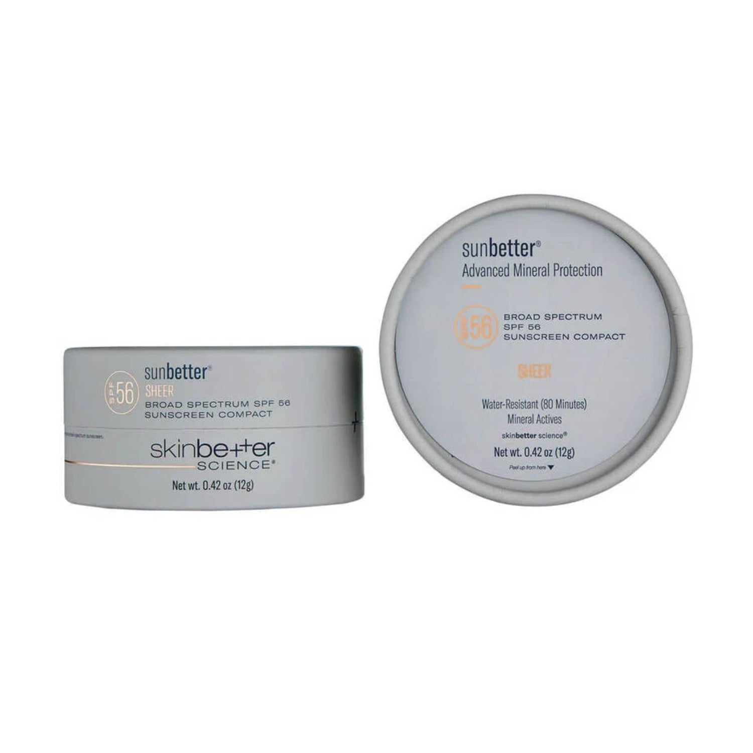 SunBetter SHEER SPF 56 Mineral Sunscreen Compact - Broad Spectrum