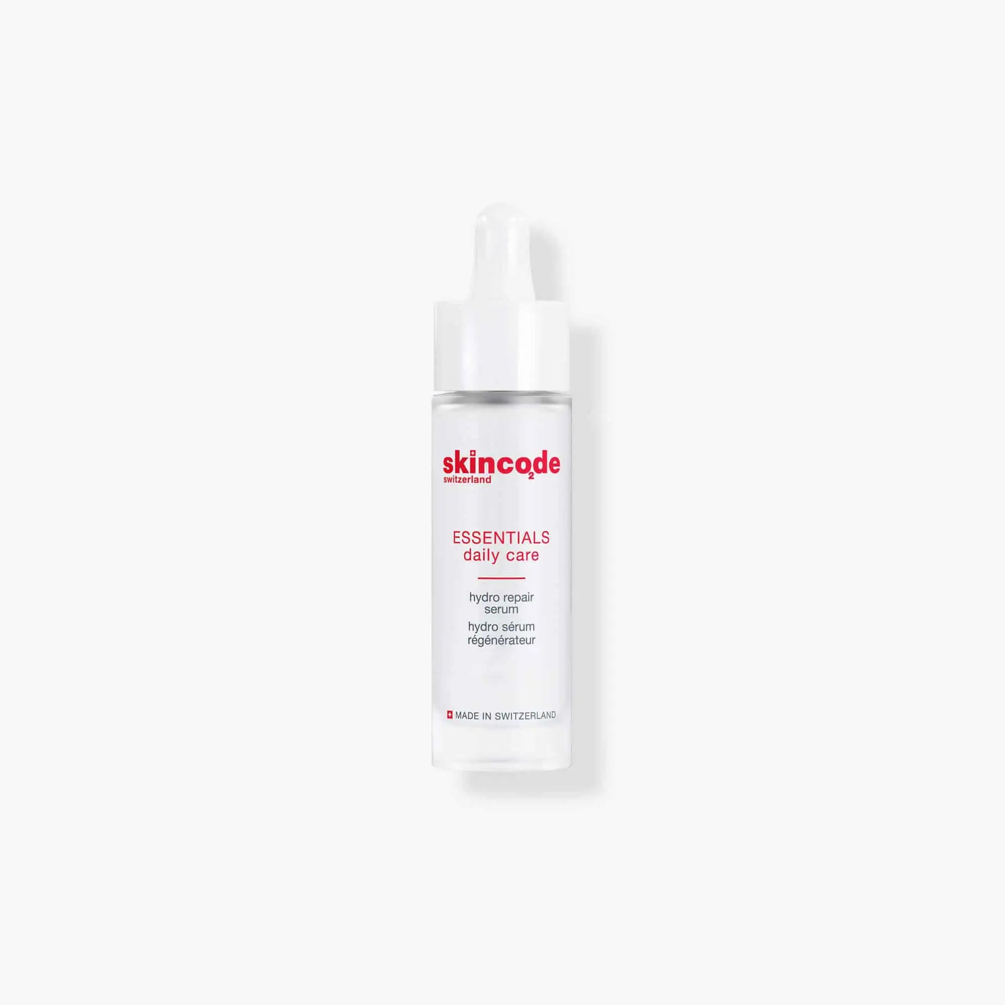Skincode Hydro Repair Serum 30mL bottle for deep skin hydration and repair.