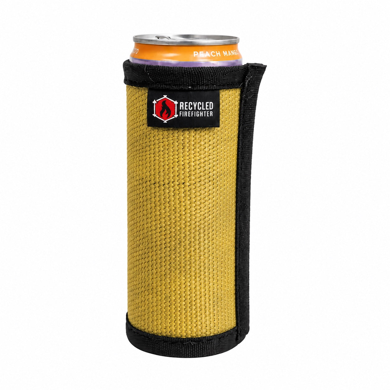 Industrial Recycled Firehose Drink Sleeve for Skinny Cans