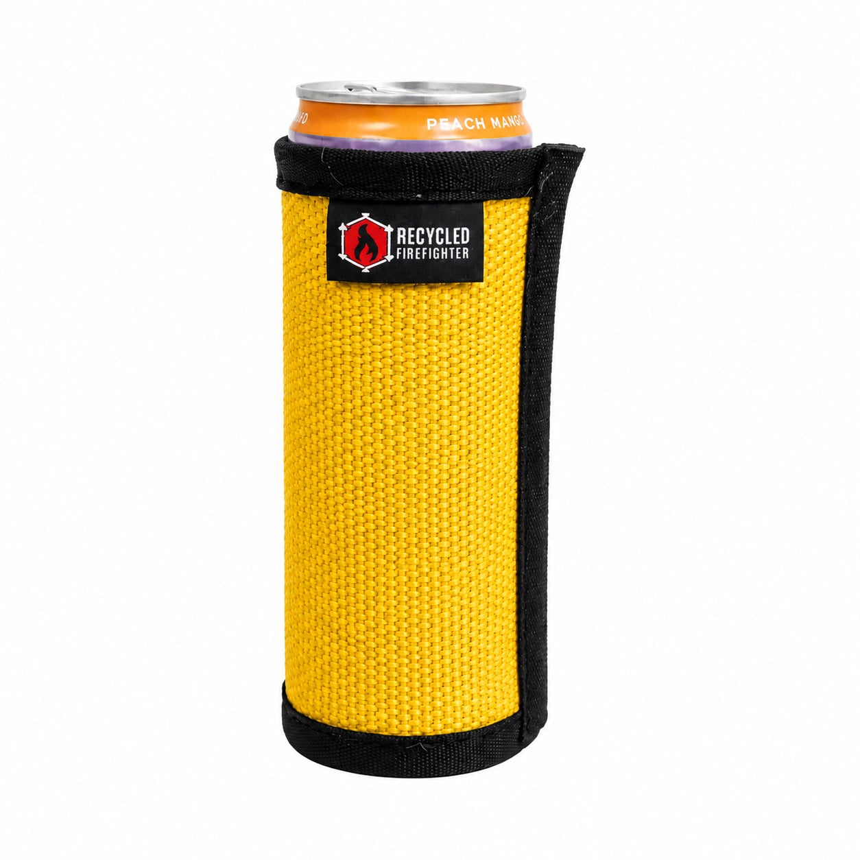 Industrial Recycled Firehose Drink Sleeve for Skinny Cans