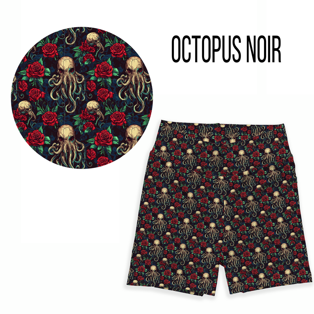 Octopus Noir Gothic Leggings - Women’s Alternative Activewear