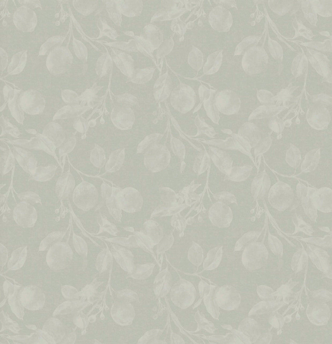 Monica's Orchard Botanical Floral Wallpaper in Dark Brown Espresso