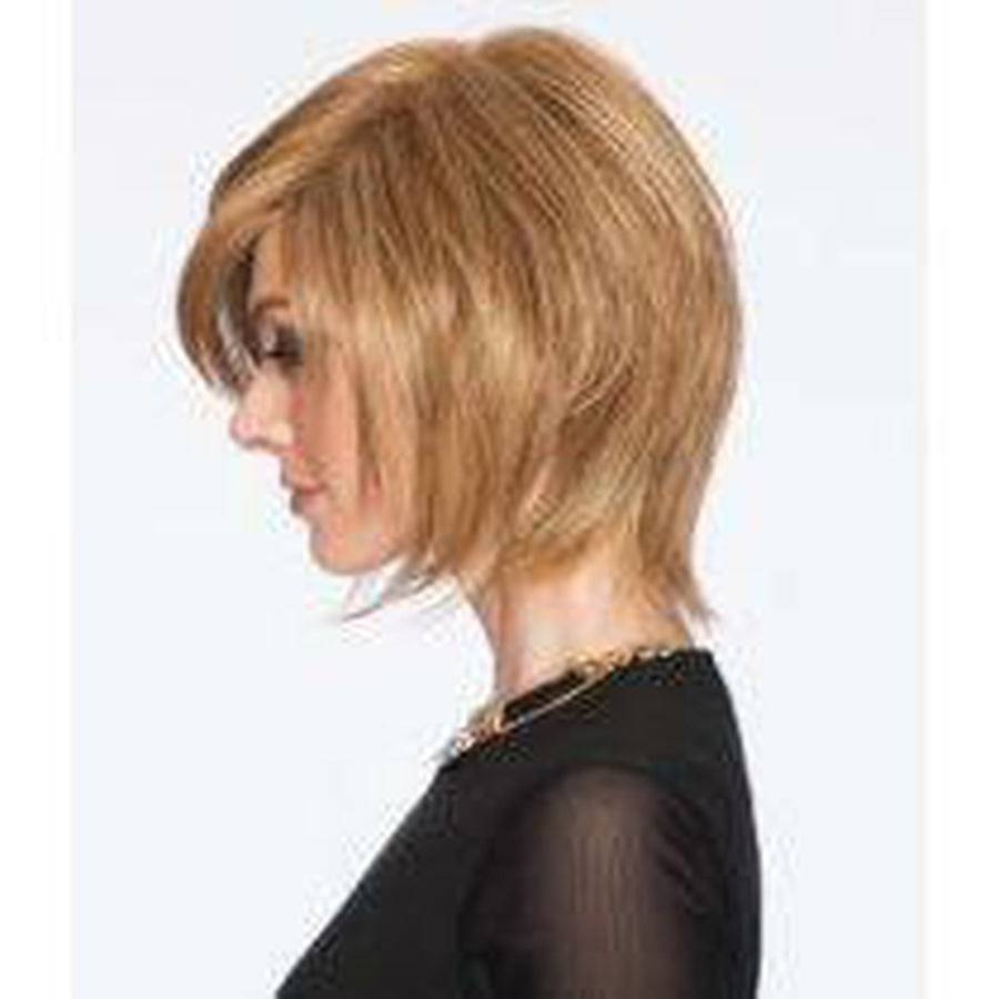 Sleek & Chic Textured Bob Synthetic Wig - Heat-Friendly Layered Cut