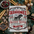 Sleigh + Candy Canes