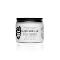 2.5oz jar of Slick Gorilla Lightwork hair clay for matte styling