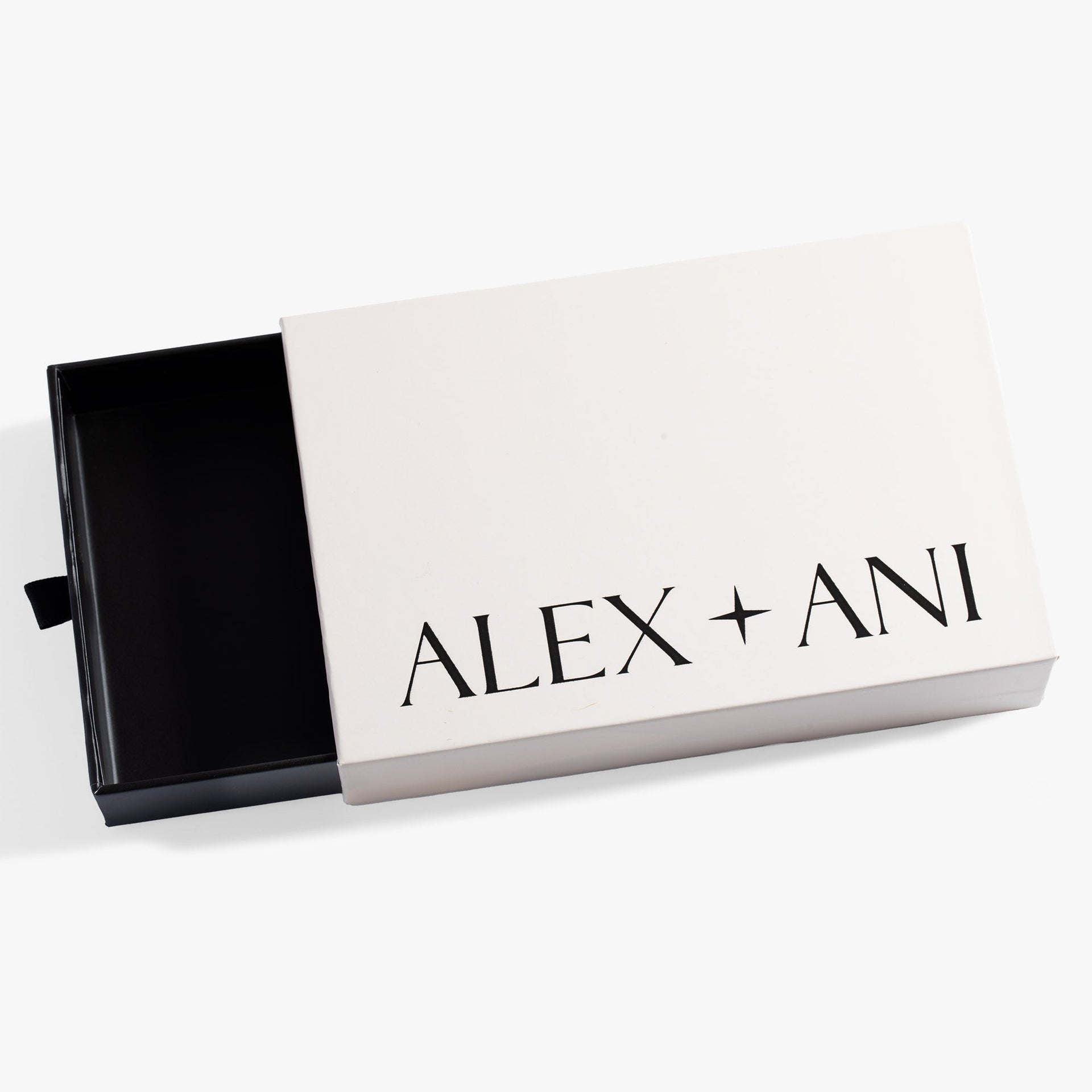Elegant sliding jewelry gift box with a clean, professional aesthetic for luxury gift presentation.