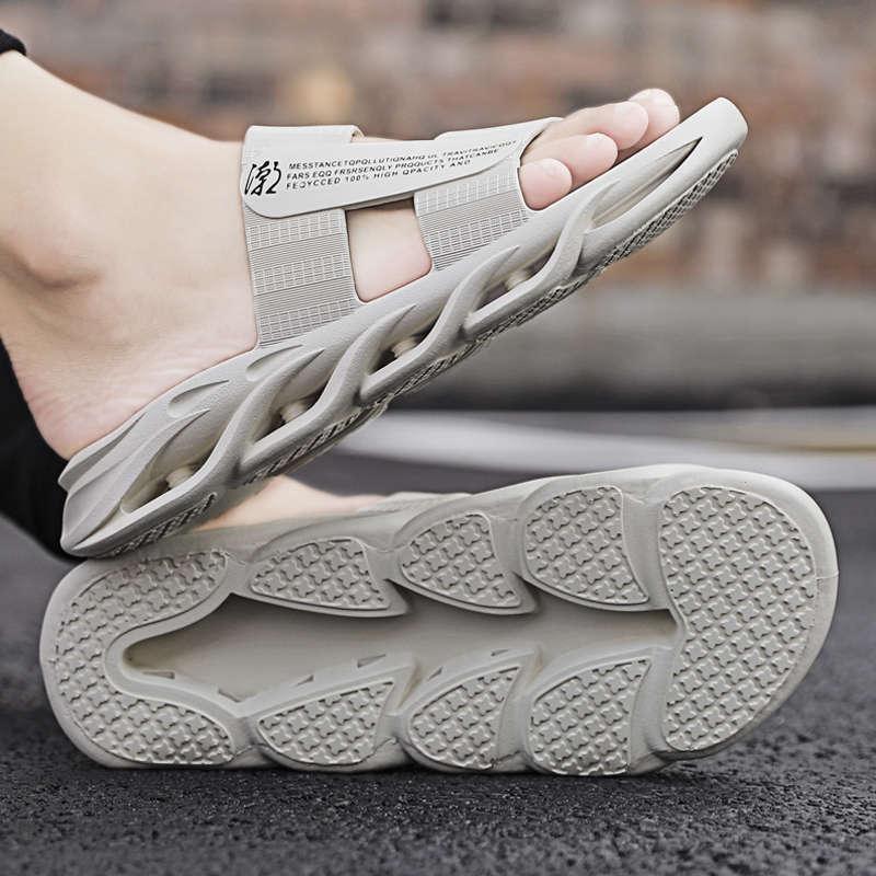 Men's Orthotic Beach Flip Flops with Arch Support & Shock Absorption