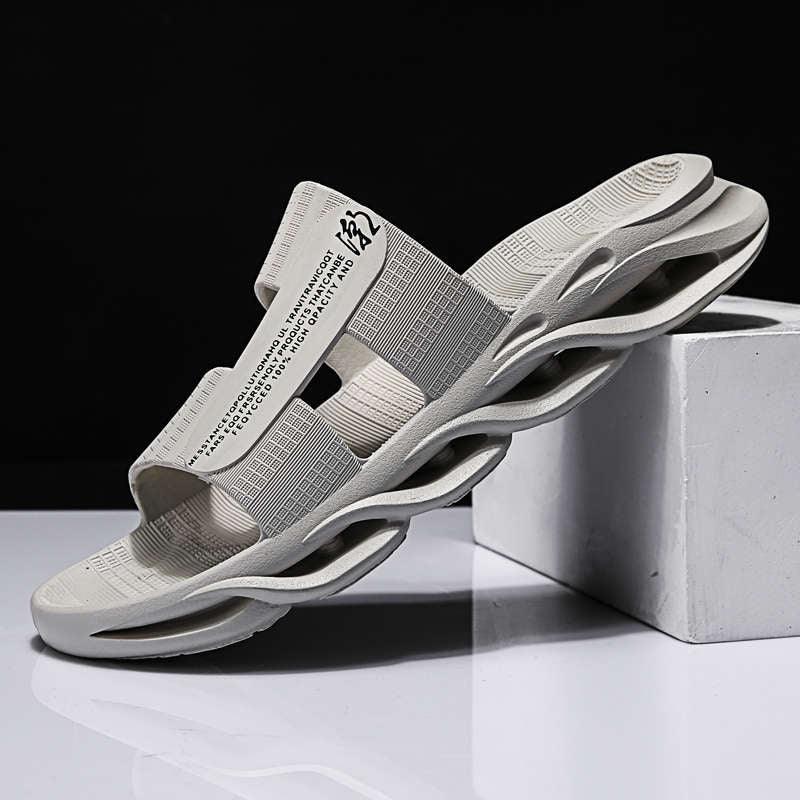 Men's Orthotic Beach Flip Flops with Arch Support & Shock Absorption