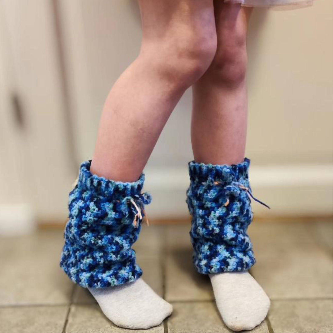 Slouchy Crochet Leg Warmers - Bohemian Grunge Knit Accessory