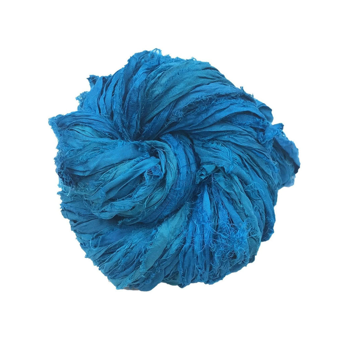 Artisan Recycled Sari Silk Ribbon Yarn - Bohemian Crafting Supply